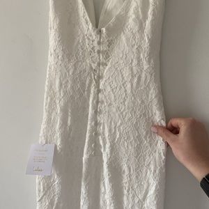 White Lace Wedding Dress NWT